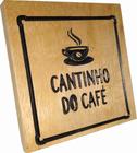 Quadro decorativo Cantinho do Café