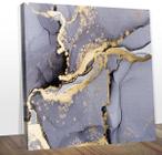 Quadro Decorativo Canvas Abstrato Dourado Iii