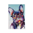 Quadro Decorativo Canvas Bulldog Alemão Colorido Pintura