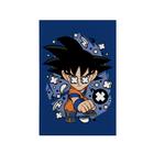 Quadro Decorativo Canvas Dragon Ball Chibi Goku Azul