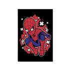 Quadro Decorativo Canvas Homem Aranha Vermelho Preto