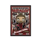 Quadro Decorativo Canvas Post Malone Trap Chibi Vermelho