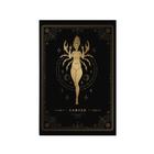 Quadro Decorativo Canvas Signo Câncer Horóscopo Preto Gold