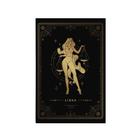 Quadro Decorativo Canvas Signo Horóscopo Libra Gold Preto