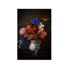 Quadro Decorativo Canvas Vaso Flor Floral Efeito Pintura