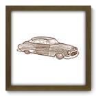 Quadro Decorativo - Carro - 33cm x 33cm - 133qdim