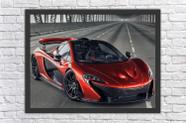 Quadro Decorativo Carros McLaren Salas Quartos Decorações Com Moldura