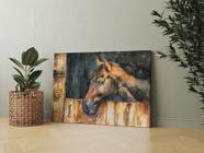 Quadro Decorativo Cavalo Canvas 60x90 - Foto Paulista