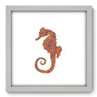 Quadro Decorativo - Cavalo Marinho - 33cm x 33cm - 276qdsb