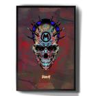 Quadro Decorativo Caveira Slipknot Arte Rock Metal