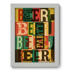 Quadro Decorativo - Cerveja - 19cm x 25cm - 336qdcb