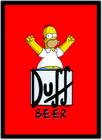 Quadro Decorativo Cerveja Homer Simpsons Bar Churrasco Duff