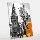 Quadro Decorativo Cidade carro Amarelo Canvas 50x70 - Foto Paulista