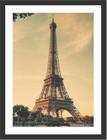 Quadro Decorativo Cidade Paris Torre Eiffel Vintage Retrô Decorações Com Moldura