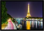 Quadro Decorativo Cidades Paris Torre Eiffel Turismo Viagens Paisagem Lojas Com Moldura RC137