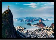 Quadro Decorativo Cidades Rio De Janeiro Turismo Viagens Paisagem Salas Quartos Com Moldura RC144