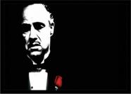 Quadro Decorativo Cinema O Poderoso Chefão The Godfather Filmes Quartos Salas Com Moldura RC008