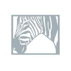 Quadro Decorativo Cinza Branco Mdf Zebra 40X20Cm