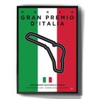 Quadro Decorativo Circuito Italia Corrida Grand Prix