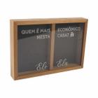 Quadro Decorativo Cofre Duplo Trote 22x32cm QCF0048-2