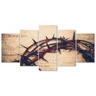 Quadro Decorativo Coroa Espinhos Jesus Cristo Deus Religioso