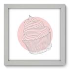 Quadro Decorativo - Cupcake - 22cm x 22cm - 046qdcb