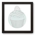 Quadro Decorativo - Cupcake - 22cm x 22cm - 047qdcp