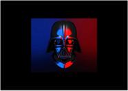 Quadro Decorativo Darth Vader Cinema Nerd Geek Filmes Quartos Salas Lojas Com Moldura RC022