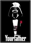 Quadro Decorativo Darth Vader Poderoso Chefão Nerd Geek Decorações Com Moldura