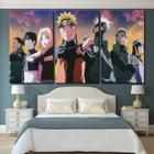 Quadro decorativo emoldurado Akatsuki Nuvem Vermelha Naruto Arte para  quarto sala