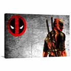 Quadro decorativo Deadpool Tela em Tecido