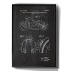 Quadro Decorativo Desenho Harley Davidson Moto Arte