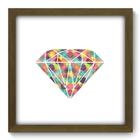 Quadro Decorativo - Diamante - 33cm x 33cm - 446qddm