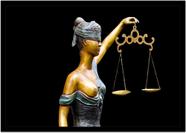 Quadro Decorativo Direito Advogados Deusa Têmis Advocacia Justiça Sala Escritório Com Moldura RC010
