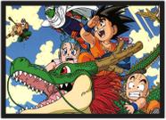 Quadro Dragon Ball Vegeta Anime Desenho Com Moldura G012
