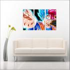 Quadro Decorativo Dragon Ball Goku Super Sayajin 3 Peça M22