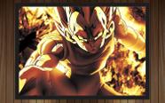 Quadro Decorativo Dragon Ball Goku Desenho Com Moldura G08