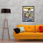 Quadro Decorativo Dragon Ball Goku Desenho Com Moldura G04