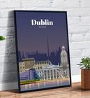 Quadro Decorativo Dublin Irlanda Cidade Famosa