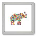 Quadro Decorativo - Elefante - 33cm x 33cm - 303qdsb