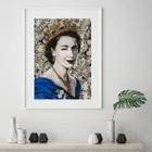 Quadro Decorativo Elizabeth Ii 60X48Cm