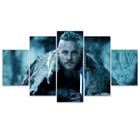 Quadro Decorativo em Mosaico MDF Vikings Ragnar 115x60cm