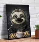 Quadro decorativo emoldurado Infantil Panda Fofo Desenho Animais para  quarto sala