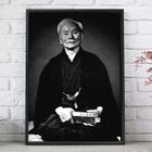 Quadro Decorativo Emoldurado Gichin Funakoshi Para sala quarto