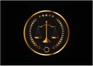 Quadro Decorativo Escritórios De Advocacia Advogados Balança Da Justiça Com Moldura RC023