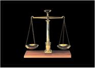 Quadro Decorativo Escritórios De Advocacia Advogados Balança Da Justiça Com Moldura RC026