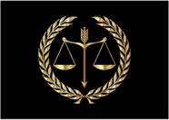 Quadro Decorativo Escritórios De Advocacia Advogados Balança Da Justiça Com Moldura RC028