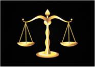 Quadro Decorativo Escritórios De Advocacia Advogados Balança Da Justiça Com Moldura RC030