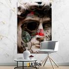 Quadro Decorativo Estátua Grega Aesthetic 90x60cm - Caça e Natureza para Quartos de Aventureiros