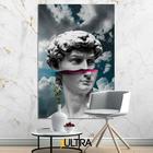 Quadro Decorativo Estátua Grega Aesthetic 90x60cm - Celebração e Alegria